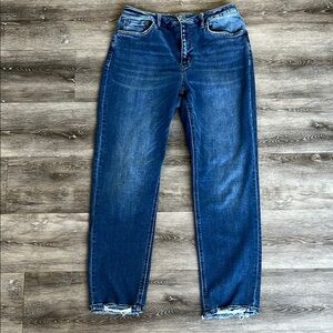 Flying Monkey High Rise Straight Leg Jeans